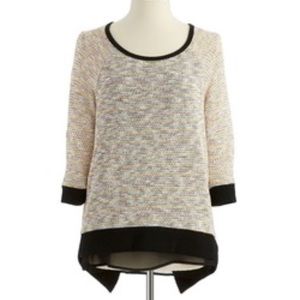 Green Envelope Los Angeles Split Back Sweater